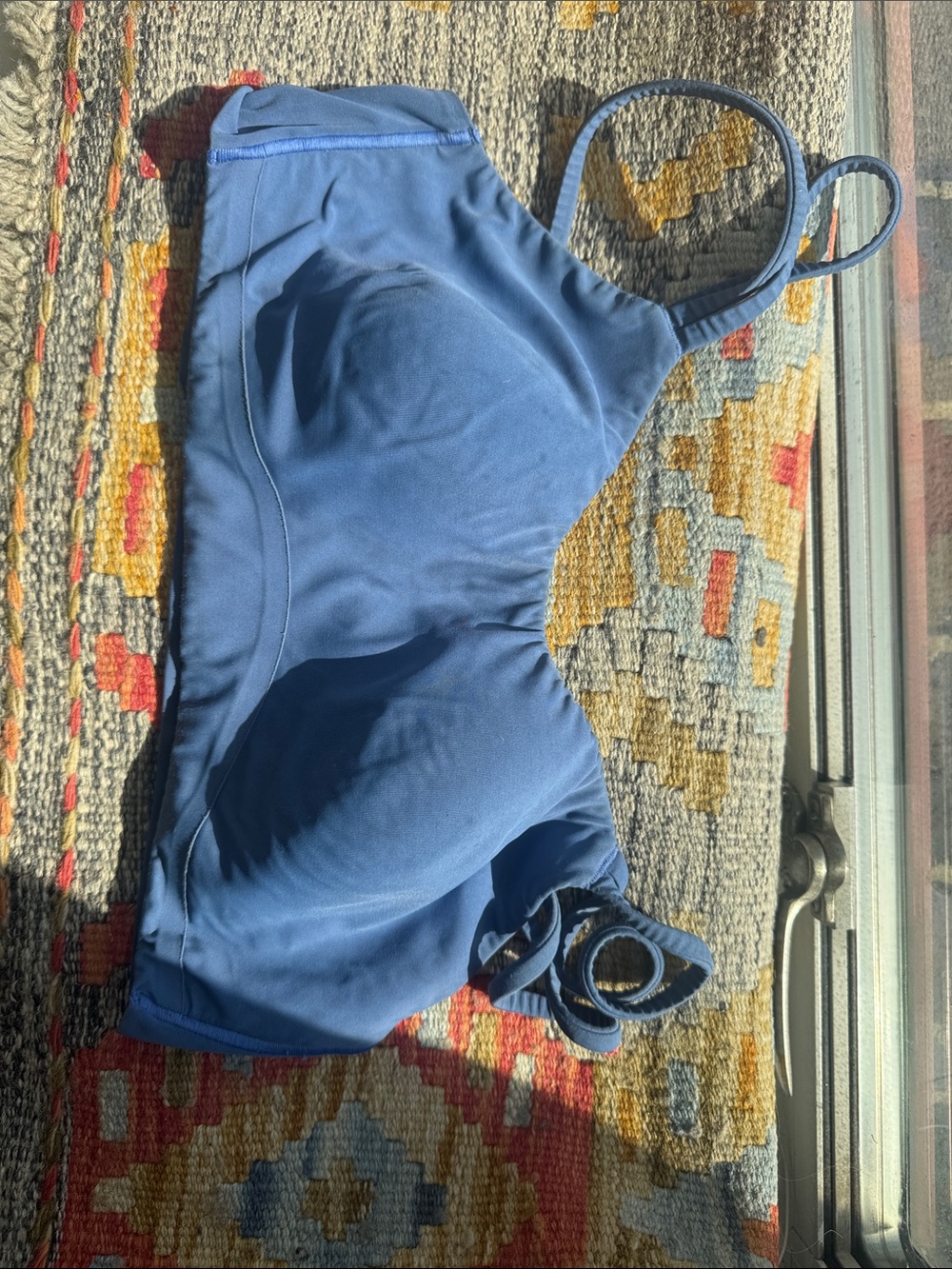 lululemon athletica like a cloud wild indigo size 8 sports bra